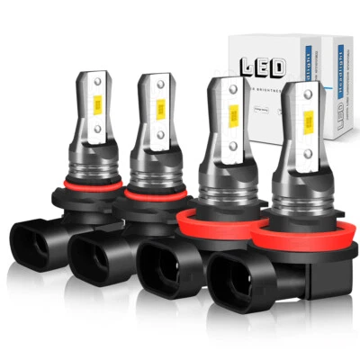 Faros LED altos bajos para Toyota Camry LE sedán 4 puertas 2007-2017 10000 k Foto 1 de 4