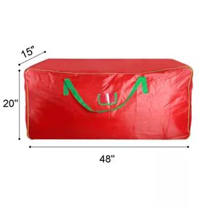 7.5-9Ft Christmas Tree Storage Bag Xmas Box Container Carry Large Heavy Duty US - Picture 1 of 28