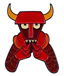 Futurama The Beelzebot Robot Devil Animated Comedy TV Show 1.4" Enamel Pin Badge - Picture 1 of 3