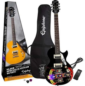 Slash of Guns N Roses Signed Custom Graphics His Model Epiphone Guitar - Picture 1 of 8