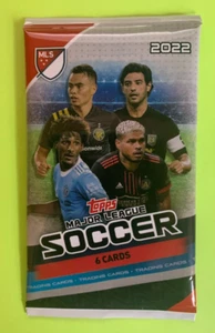 FÚTBOL-2022 Topps Major League-NUEVO/SELLADO-6 Cartas Blaster Pack-Insertos,Autos?? - Imagen 1 de 2