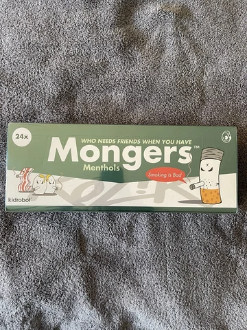 Frank Kozik Kidrobot Mongers Menthols Full Complete Set Blind Box Sealed New Cover