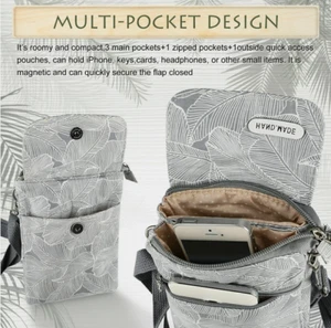 Women Small Cross-body Cell Phone Case Shoulder Bag Purse Pouch Handbag Wallet - Picture 1 of 12