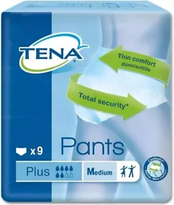 Tena Medium Pants Plus | 9 Count - Picture 1 of 7