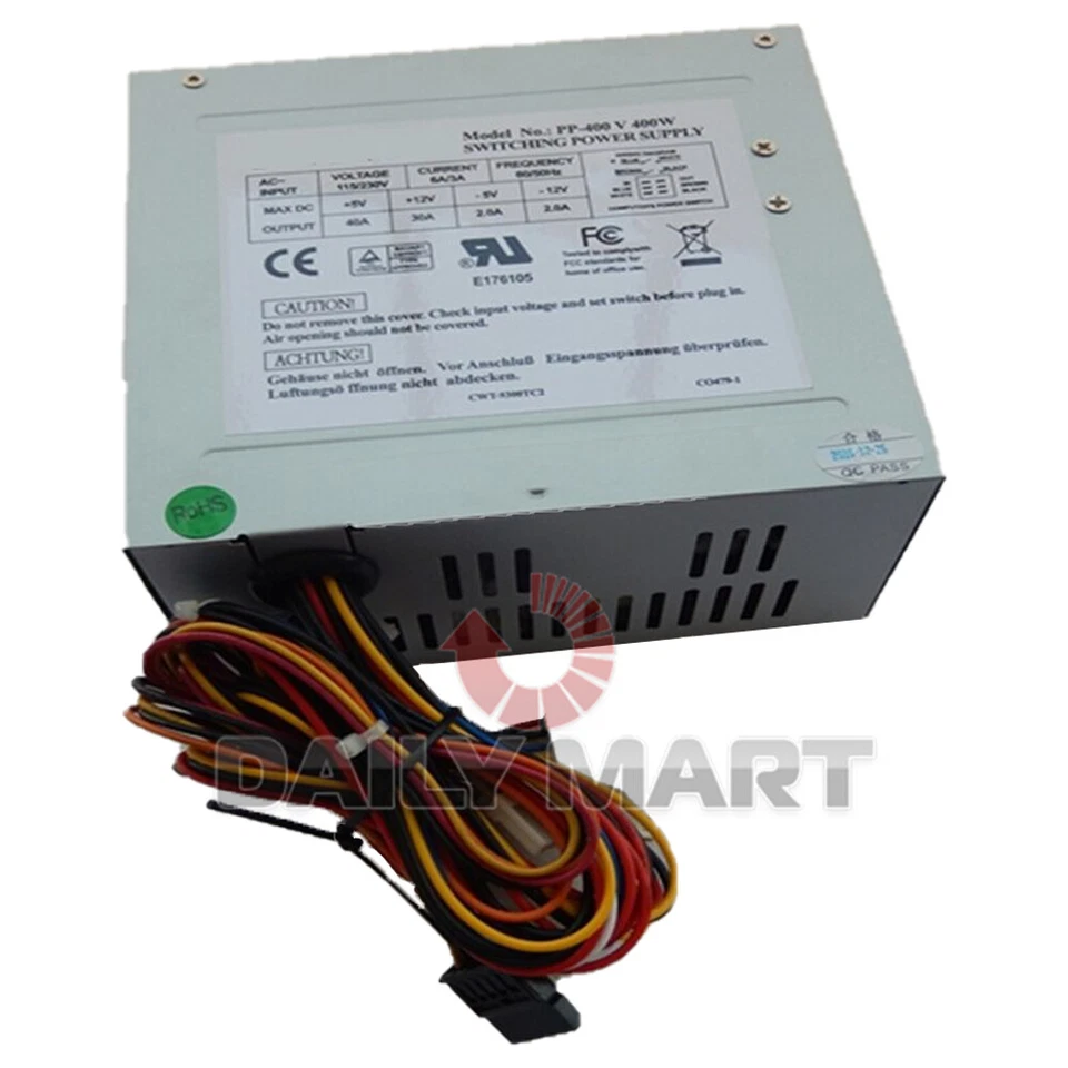 New In Box ANTEC PP-400V AT Power Supply 400W 115/230V - Image 1 of 1