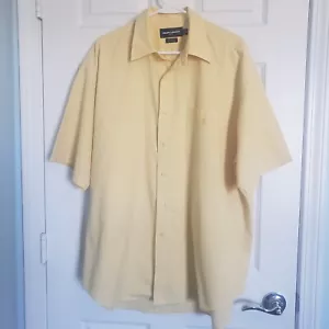 Polo Ralph Lauren Golf Short Sleeve Button Up Tilden Shirt Men XL Yellow Check - Picture 1 of 10