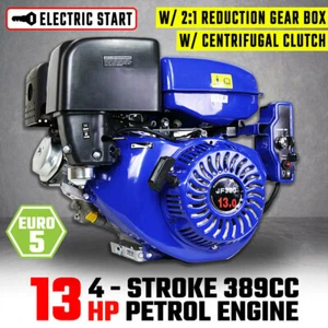 13HP OHV Petrol Engine 2:1 Reduction Gear Box Centrifugal Clutch Electric Start - Picture 1 of 12