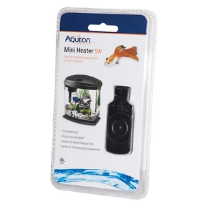 Mini riscaldatore piatto acquatico sommergibile Aqueon fino a 2,5 galloni, nero, 5 Watt - Foto 1 di 3