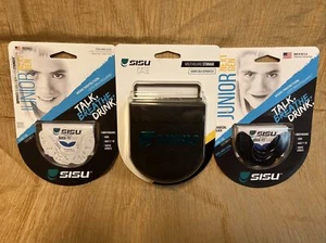 Sisu Mundschutzkoffer + gratis Junior/Kinder 7-10 1,6 mm Mundschutz **2-weiß** - Bild 1 von 9