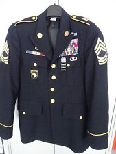 Uniformjacke 101 Airborne Blue Dress Top mit Orden Master Sergeant