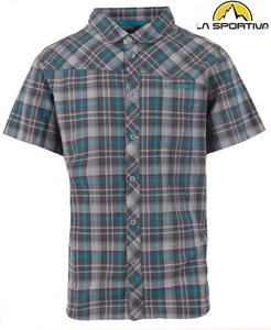 LA SPORTIVA pinnacle shirt no iron button down odor resistant lightweight mens S - Picture 1 of 17