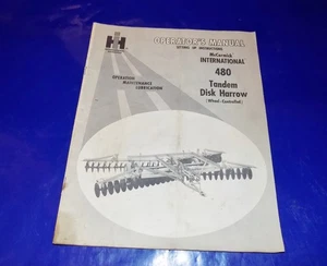 IH McCormick International 480 Tandem Disk Harrow Operator's Manual 1/67-23A - Picture 1 of 3