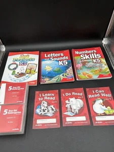 Lot of ABeka 5 Year Old Kindergarten Teacher Key Book Letters & Sounds Numbers - Picture 1 of 23