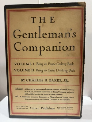 1946 Edition Slipcase Vol I & II The Gentlemans Companion Charles Baker Jr - Image 1 of 4