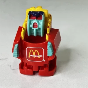 1987 McDonalds Changeables Small French Fries Fry Bot Robot Happy Meal Toy - Picture 1 of 15