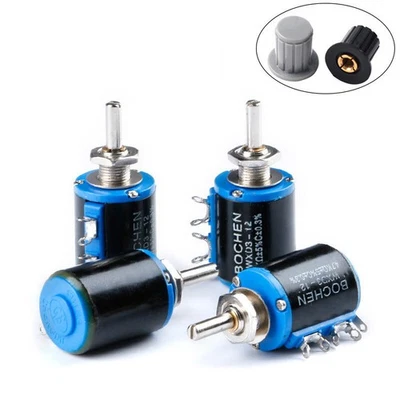 WXD3-12 5-Gang-Drehpotentiometer 100R... 47K Präzision-Drahtpoti Linear 1W - Bild 1 von 4