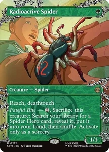 Radioactive Spider BORDERLESS - 0212 - Rare - Marvel's Spider-Man SPM MTG - Bild 1 von 1