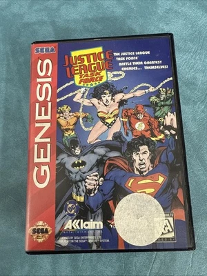 Sega Genesis Justice League Task Force Video Game, Tested With No Manual - Image 1 of 4