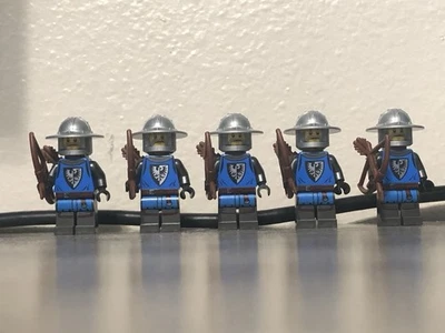 5 Lego Black Falcon Archer Knight Minifigures - Image 1 of 3