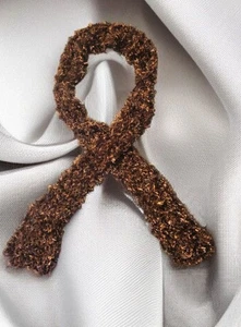 Womens Handmade Brown Scarf 64" Long X 4.5"Wide Fall Fashion Excellent Cond. - Picture 1 of 5