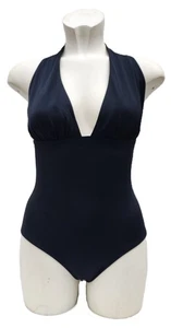 BODEN Swimsuit Halter Neck Plunge Merano Black Swim Size 6 8 10 12 14 Reg Long - Picture 1 of 20