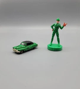 Vintage 1995 Hasbro The Riddler Green Diecast Car & Riddler Action Figure  - Picture 1 of 8