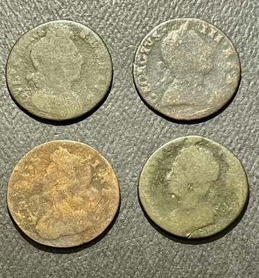 United States Colonial Copper Coins: Lot of 4 - Image 1 of 2