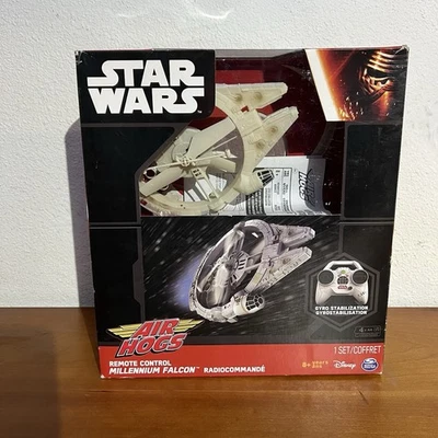 Star Wars Air Hogs Remote Control Millennium Falcon RC Drone Disney 2015 OpenBox - Image 1 of 4