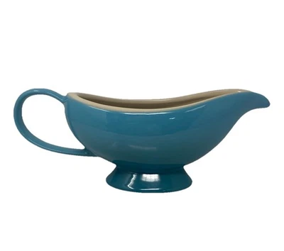 Le Creuset Heritage Gravy 16 fl. oz. Turquoise Gravy Boat Discontinued Color - Image 1 of 4