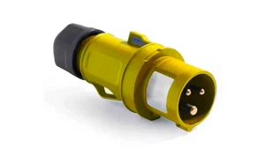 214-4079 IP44 Yellow Cable Mount 3P Phase Industrial Power Plug 32A 110V - Picture 1 of 1