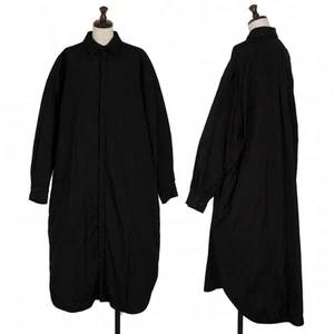 Y's Cotton Padded Long Shirt Coat Size 2(K-114783) - Picture 1 of 12