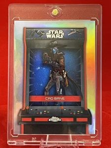 2025 Topps Chrome Star Wars #BS-CB Cad Bane Bonus Stage SSP Custodia Hit - Foto 1 di 3