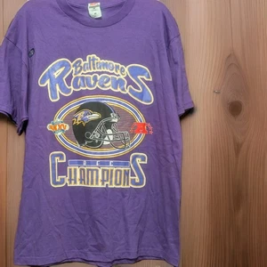 Vintage 2001 NFL Baltimore Ravens Super Bowl XXXV XL lila T-Shirt neu ohne Etikett - Bild 1 von 11