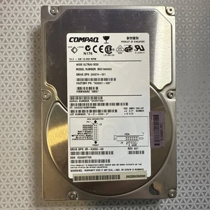 Compaq BD01864552 9U3001-030 Hard Drive 18.2GB 10K SCSI 3.5" - Picture 1 of 2