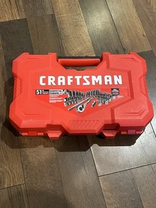Craftsman Gunmetal Chrome Mechanics Tool Set Pack of 51 CMMT82334 - Pre Owned - Picture 1 of 2