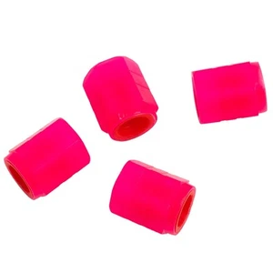 4* Fluorescent Car Wheel Tire Tyre Air Valve Stem Cap Cover Brand New - Picture 1 of 22