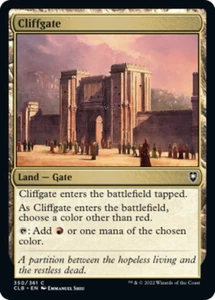 Cliffgate - Foil Magic mtg Moderate Play, English CL2 Battle for Baldur's Gate x - Picture 1 of 1
