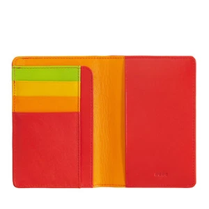 DUDU Mehrfarbige Passhülle aus Leder RFID mit Kartensteckfächern - Bild 1 von 43