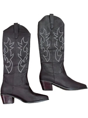 Billini Urson Dark Brown Western Cowboy Boots Women Size 10 - image 1 of 4