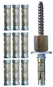 Befestigungs Set für Kernbohrgeräte in Mauerwerk incl. 10x orig. Rawlanker M12 - Bild 1 von 1