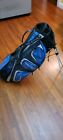Nike Xtreme Sport BLUE 8-Way Stand Golf Bag With Cover Extreme Shoulder Strap