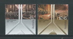 AUSTRALIA 2001 CENTENARY OF FEDERAL PARLIAMENT PAINTINGS UNMOUNTED MINT, MNH - Imagen 1 de 1