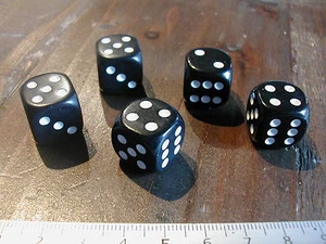 D6 DES / DICES X 5 #M399 - Imagen 1 de 1