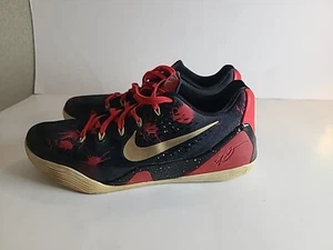 Nike Kobe 9 Elite ID Men's Size 9 Basketball Shoes Sneakers Black/Red NBA 2014 - Picture 1 of 9