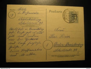 Magdeburg 1948 To Berlin Cancel Postal Stationery Card Soviet Zone Russia Allied - Picture 1 of 1