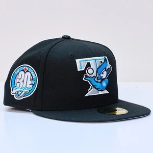Hatclub Toronto Blue Jays 30th Season 7 1/2 NWT Black Gray UV New Era Hat - Picture 1 of 3