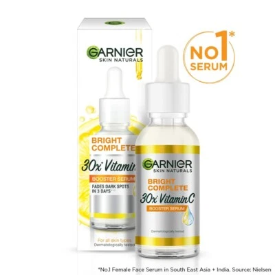 Garnier Skin Naturals, Bright Complete 30X Vitamin C Booster Face Serum - Image 1 of 4
