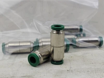 9pcs Parker 62PLP-4 Nickel Plated Brass Union, 1/4 In Tube Size (6B4) - Image 1 of 4