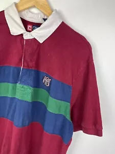 RALPH LAUREN CHAPS POLO SHIRT Size L (Fits Like XL) Short Sleeve 90`s Vintage - Imagen 1 de 5