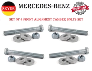 Front Camber Alignment Kit Set of 4 For Mercedes W203 W209 W211 W215 W220 W219 - Picture 1 of 7
